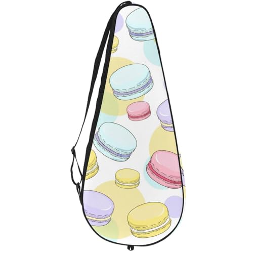 VAPOKF Macarons - Bolsa de raqueta de tenis de diferentes tamaños, funda para raqueta de tenis, con capacidad para hasta 2 raquetas