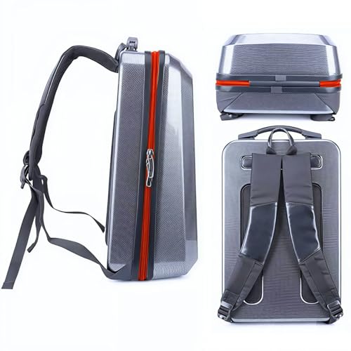 Image of Tukzer Hard Shell Laptop Travel Backpack Aliens Series-Polycarbonate Material with 7 Multi-utility Compartments for Laptops up to 15.6 inch,Tablets, ipad, smartphones,powerbank,HDD for Office & travel-RED
