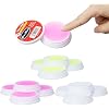 12PCS Fingertip Moistener, 10 G Three-Colour Envelope Moistener, Finger Moisturizer Non-Slip Finger Moistener for Sorting Paper Grip Paper Bills Document Counting Collating Sorting Task
