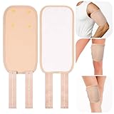KFHENSOMR 2Pcs Castor Oil Pack Wrap Reusable Castor Oil Wrap for Leg Arm Care Pack LeakprooflHand Organic Flannel Packs Wraps Compress Pad Kit for Knee Arm Leg Joint Calf Thigh Muscle Pain