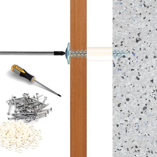 SWTYExt Kunststoff Distanzhülsen M6 Runde Abstandshalter 50 Stk ABS Distanzscheiben Nylon Unterlegscheiben 11x20 mm Isolierung Beilagscheiben Weiß für Elektrische Abstandshalter Schrauben