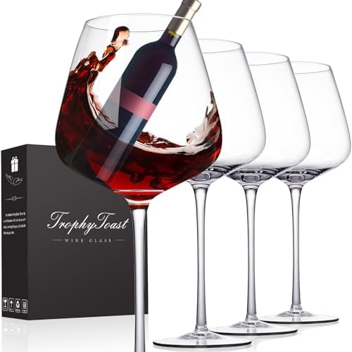 MyGift 20inch Decorative Oversized Wine Glass with Copper