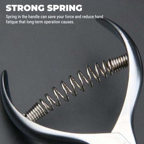 Uadme Kerbschnittzange, Lochzange 2mm, Kerbzange für Stoff, Pattern Notcher aus Stahl, Professionelle Nähstanze Schnittmuster Einkerbung für Designer und Schneider