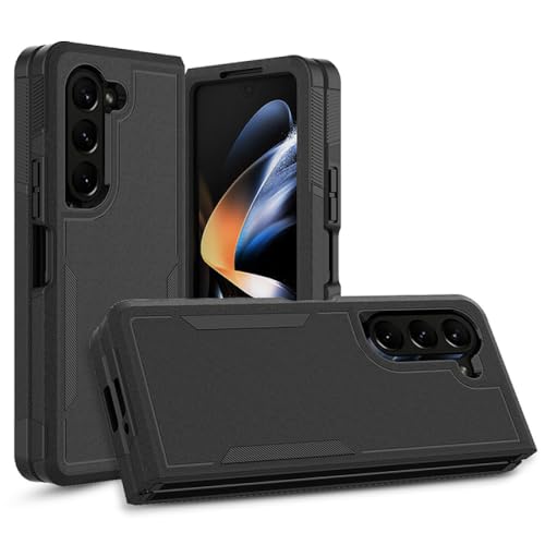 Étui Galaxy Z Fold 5 antichoc, finie la peur des chutes avec ce boîtier rigide noir