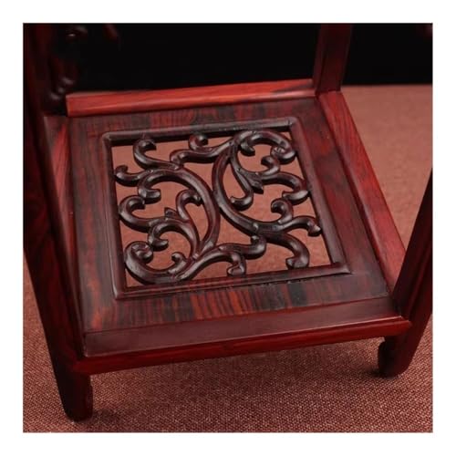 Base para bonsái de madera secuoya cuadrada y soporte de exhibición para té 4