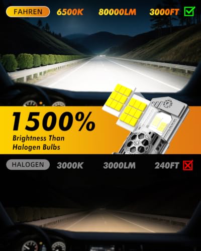 Image of Termitor 2026 Upgraded 9007 /HB5 Light Bulbs Hi /Low Beam 120000LM 1500% Brighter 6500K Cool White, 1:1 9007 Headlight Assemblies Mini Size 70K+ Hours Lifespan with Cooling Fan Plug & Play, Canbus Ready