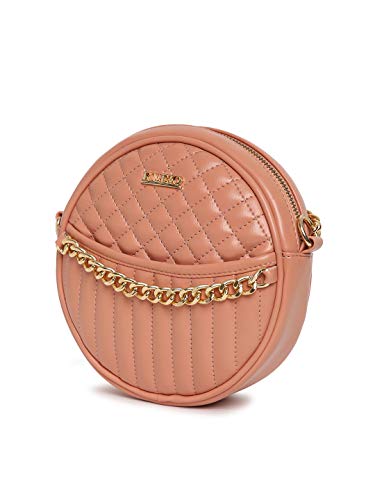 Image of KLEIO Quilted Leather Sling Bag for Girls with Polyester Lining | Spacious Crossbody Sling Bag for Women to Carry Essentials In Travel, Parties & College