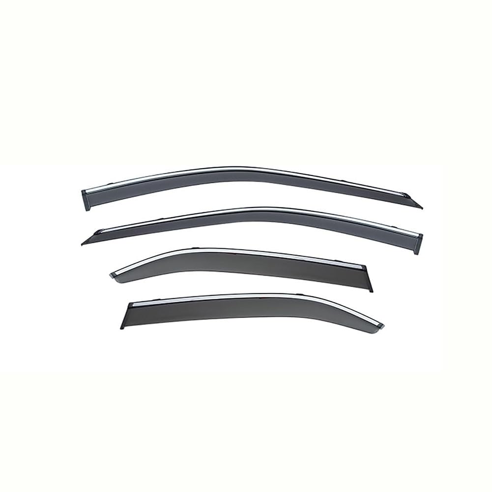 HASMI 4 Piezas Coche Deflectores Viento para Mitsu-bishi Lancer MK8 2000-2006, Delantera Trasera Ventana Lateral Deflector Protector Accesorios