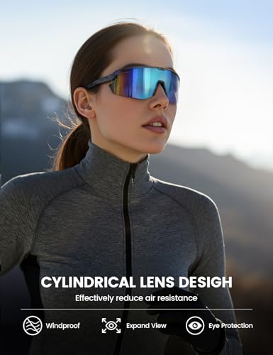 Image of Lamicall 24g Polarized Sports Sunglasses for Men Women - UV400 Protection Sun Glasses for Baseball Running Cycling Fishing