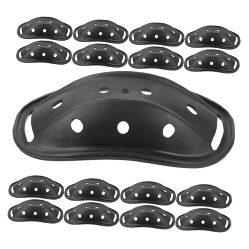 ASAKKURA 20pcs Hard Chin Support Pad for Helmets Durable Cushion for Safety Headgear Soft Protective Chin Cup for Skating and Electric Vehicle Helmets