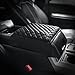 KMMOTORS F-150 Center Console Cover, Armrest Cushion, Interior Accessories for F-150 Car Gadget, Vegan Leather, Armrest Protector (2015~2020, Black)