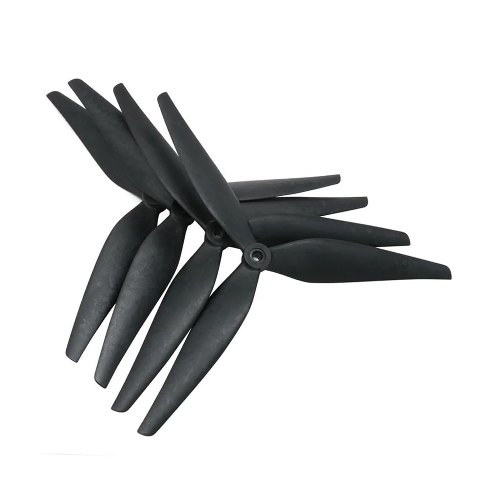 2 Pares De Hélices 10X5X3 9X5X3 1050 9050 10 Pulgadas 9 Pulgadas 3 Hélice De Nailon Reforzado Con Carbono Negro Apta for Rc FPV(10x5x3)