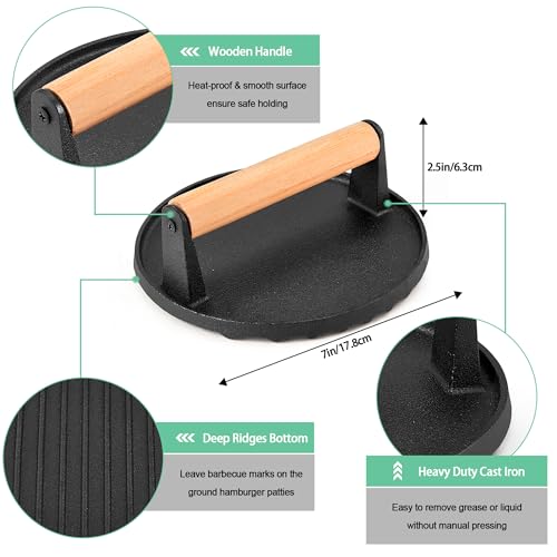 Kit para Parrilla HaSteeL con Dome y Prensa de Hierro Fundido miniatura 3