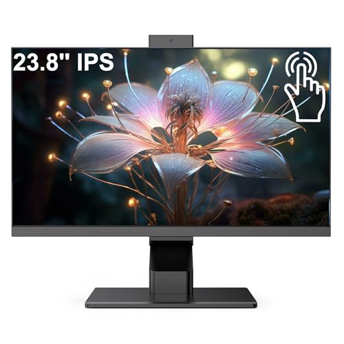 All-in-One Desktop Computer 23.8'' Touchscreen -Quad-Core CPU (Up to 3.4Ghz),...