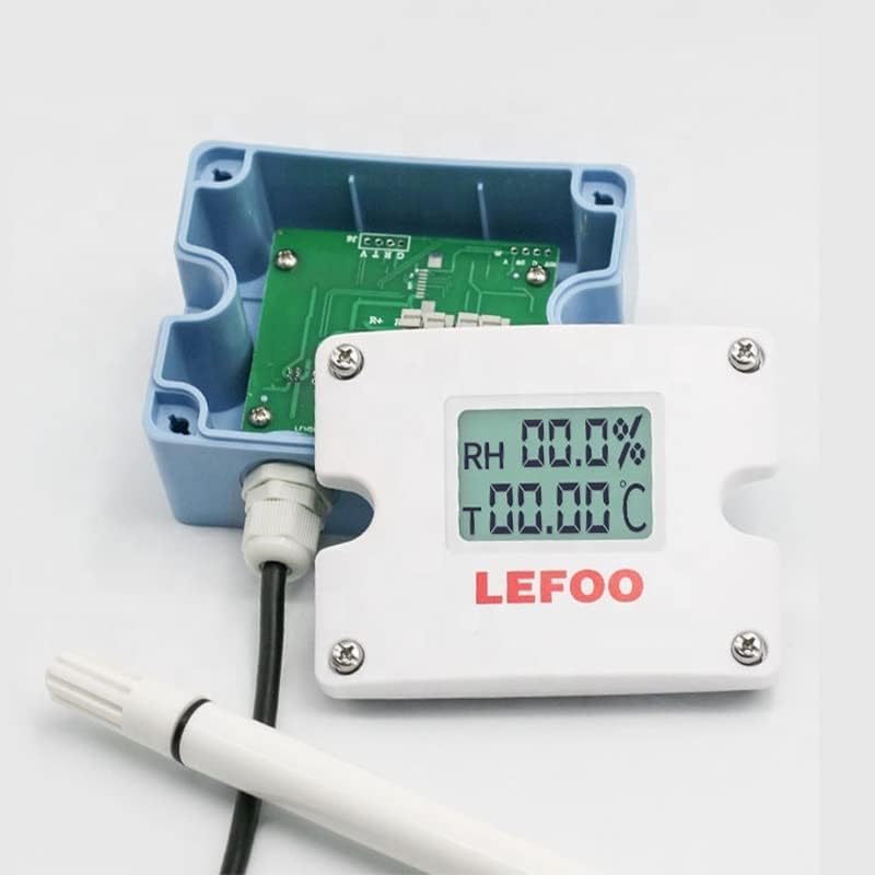 Digital Tester LCD Digital Screen Humdity Transducer 4-20mA Output Temperature and Humidity Transmitter Sensor (Color : Ducted Type)