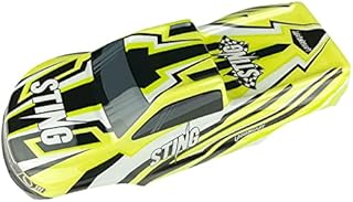 LAEGENDARY 1:18 Scale RC Cars Replacement Parts for Sting Truck: Car Shell - Black/Yellow - Part Number - ST-5003