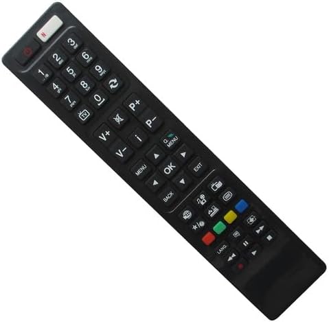 ඉදිරිපස view of the replacement remote control, showing all buttons and their labels.
