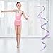 Flaiskytup 78 Inch Sparkling Dance Ribbon 2 Pcs Dance Ribbons for Kids Streamer Gymnastics Ribbon with Wand Twirling Dancing Ribbons Rhythmic Long Ribbon Streamers for Girls Adults
