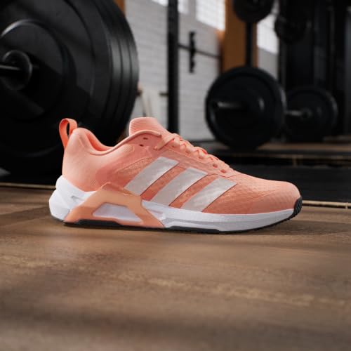 adidas Damen Dropset Control Training Shoes, Beam orange/Bliss orange/FTWR White, 44 EU – Ansicht 3