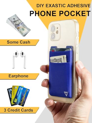 Image of TOYFID Aluminum Wallet for Men - RFID Protected, Scratch Resistant, Large Capacity, Extra Pocket, Sliding Button, Blue