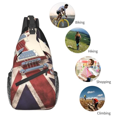 Bolso de pecho cruzado para hombres negro miniatura 6
