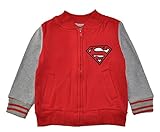 Batman vs Superman. Little Boys Character Print Fleece Jacket, Superman Red, 2T