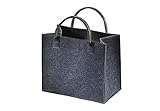 filz meterware grau meliert Ob als Handtasche oder Shopper, diese Tasche wird für sie zum treuen Begleiter