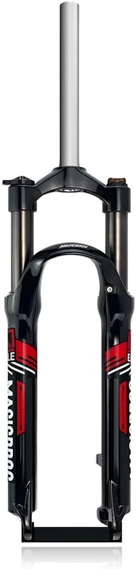 CuNtoHHH 26 Inch Mountain Bike Suspension Fork 1-1/8" Straight Steerer Threadless Front Fork V Disc Brake 26'' Spring Fork Travel 110mm QR 9mm Manual Lockout Bike Mechanical Forks