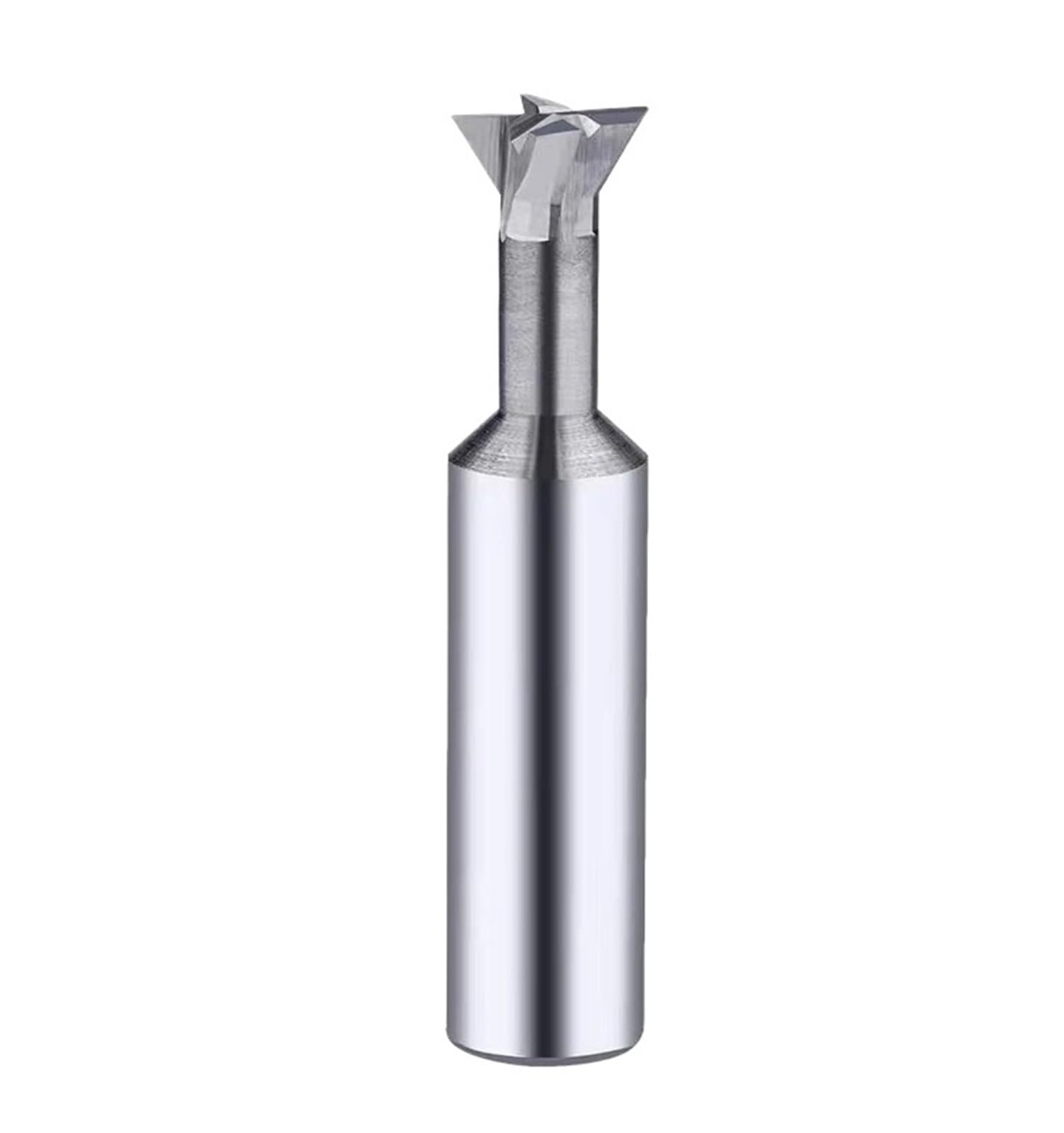 1 szt. Frez z węglika jaskółczego ogona narzędzie CNC 30 45 60 75 90 120 stopni obróbka stali wolframowej do metalu frez trzpieniowy 1-20mm(14mm,BF2055 Uncoated75 degree)