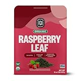 Organic Red Raspberry Leaf - Herbal Tea (200+ Cups) - Cut & Sifted Leaves - 16oz Resealable Bag (1lb) - 100% Raw From Bulgaria