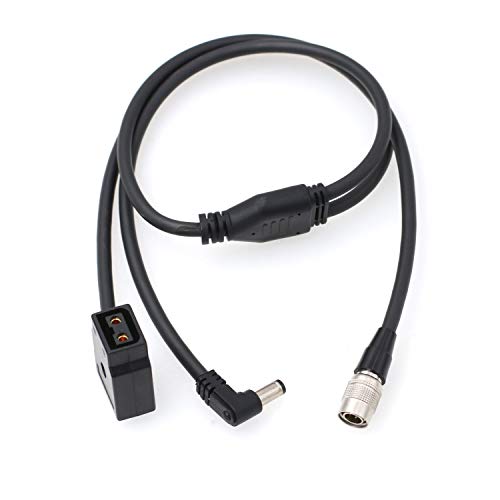 Cable de alimentación para monitor y grabador Zoom F8 desde toma Hirose a CC y D-tap