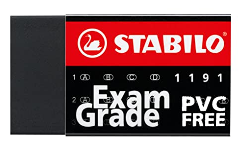 Borracha Stabilo Exam Grade PVC Free Preta