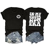 YZMI in My Cheer Mom Era Shirt Cheerleading Mom Shirts Cheer Mama Sport Mom Shirt #1 Dark Grey M