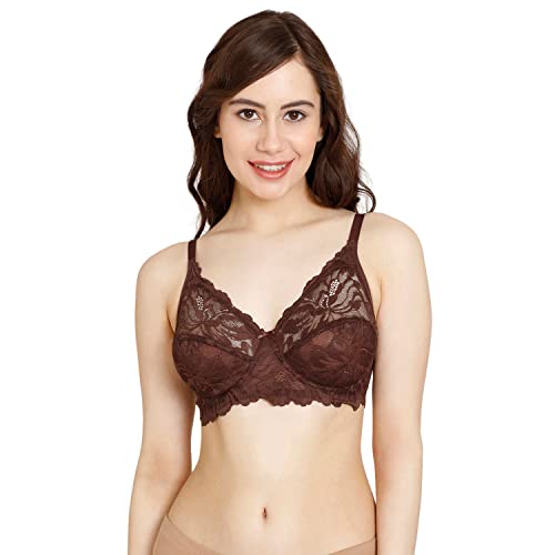 Image of Rosaline by Zivame Women's Nylon Elastane Wire Free Casual Non-Padded T-Shirt Bra