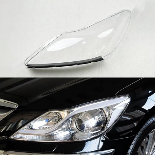 Coque de phare transparente anti-UV pour lentille gauche Hyundai Genesis 2012