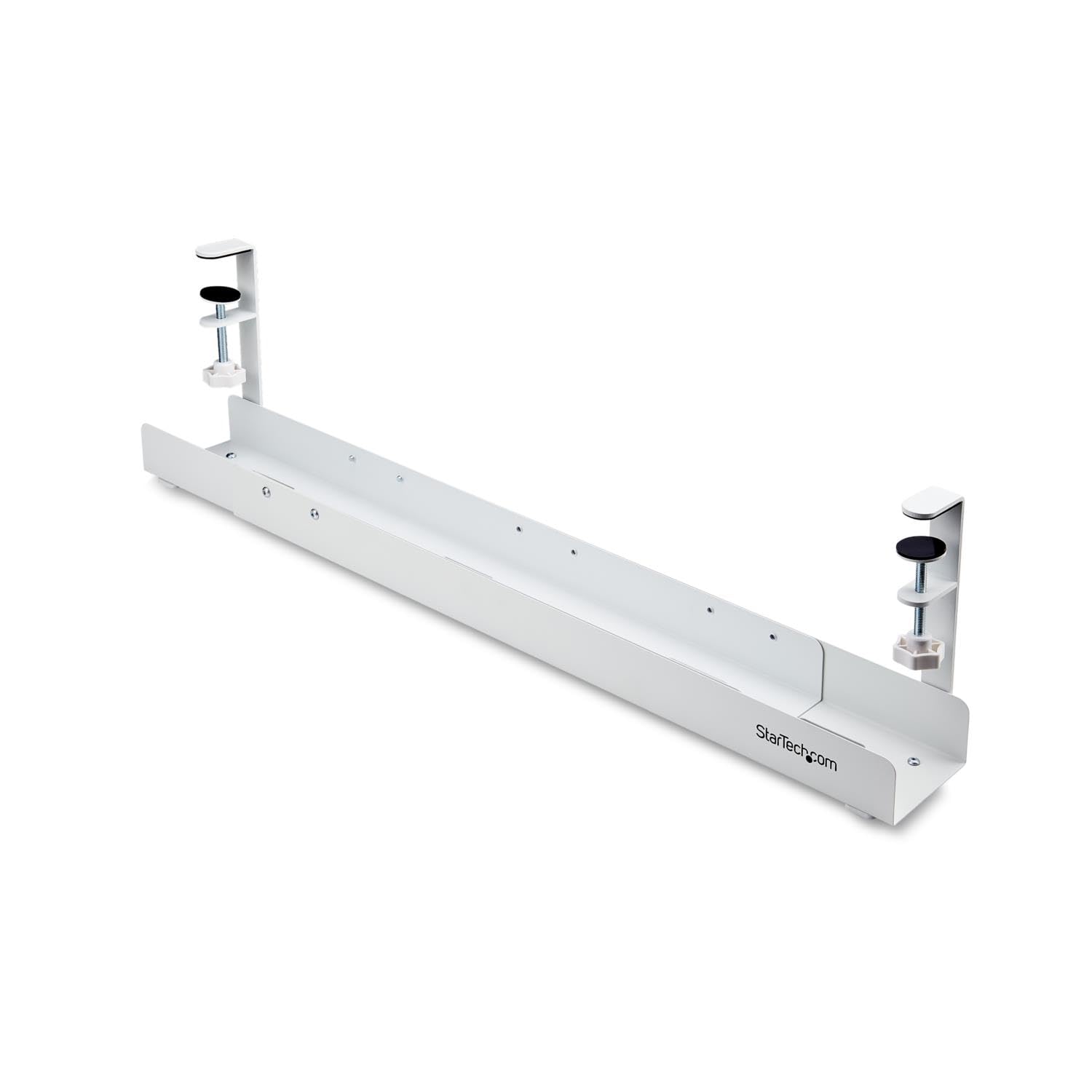 Startech.com White Under Desk Cable Management Tray. Length Adjustable Cable