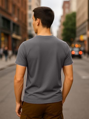 Image of Nobero Men's Regular Graphic Printed T-Shirt for Men | Soft Cotton | Classic Fit | Printed Casual Tshirt for Men