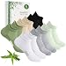 Blu Ninfee Bambus Sneaker Socken Damen 39-42, Kurze Sportsocken 6Paar