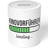 JUNIWORDS Spardose Sparbüchse, Kinovorführer Loading (6203019)