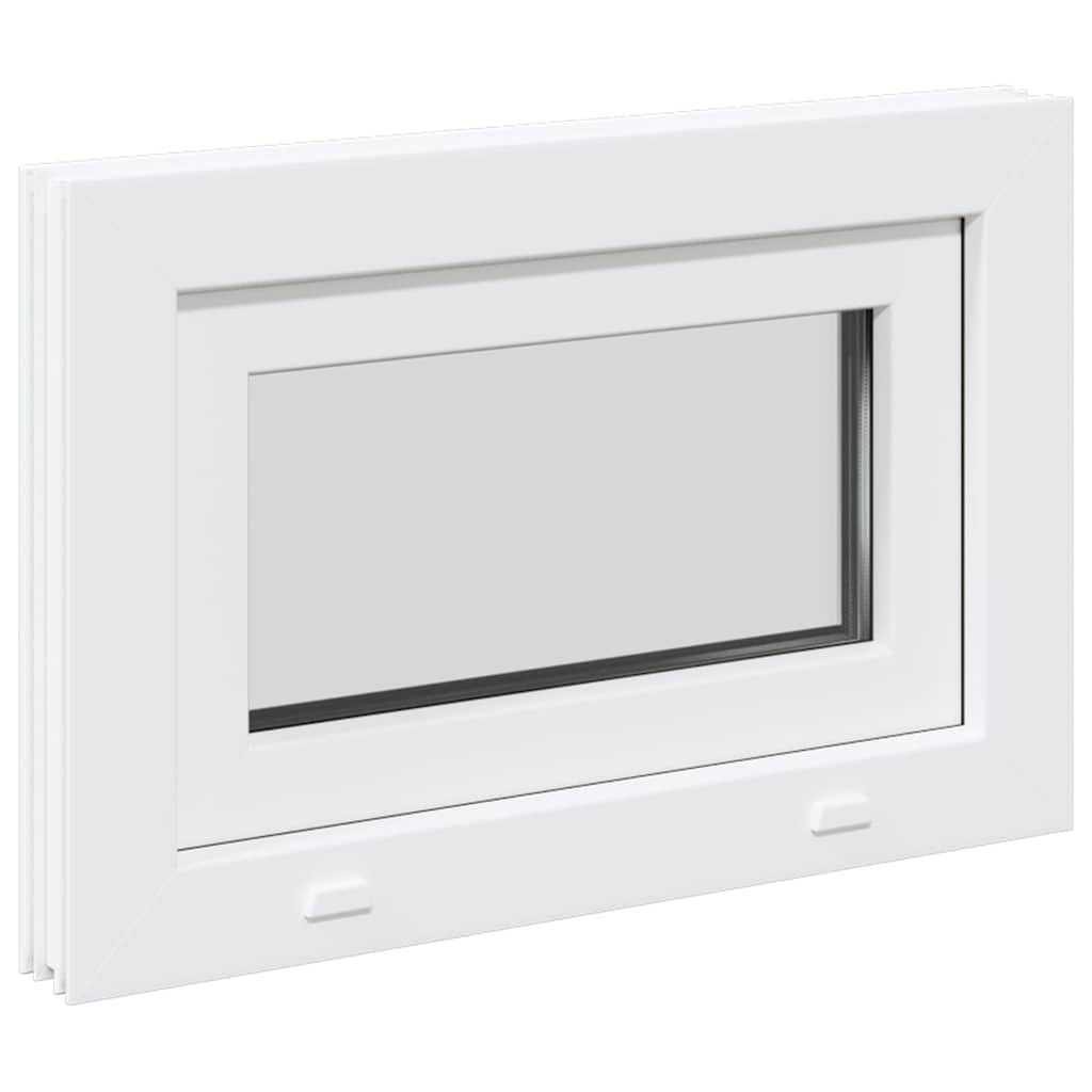 vidaXL Ventana de sótano RISOR 60x40 cm oscilobatiente 2 Cristales, Ventana de Salida, Ventana de tolva, Ventana en el sótano, Pozo de Ventana
