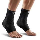 DINGIRA Sprunggelenkbandage Paar – Knöchelbandage Sprunggelenk & Fußgelenkbandage für Stabilität | Fußbandage, Fussbandagen Sprunggelenk, Bandage Fußgelenk, Achillessehne Bandage