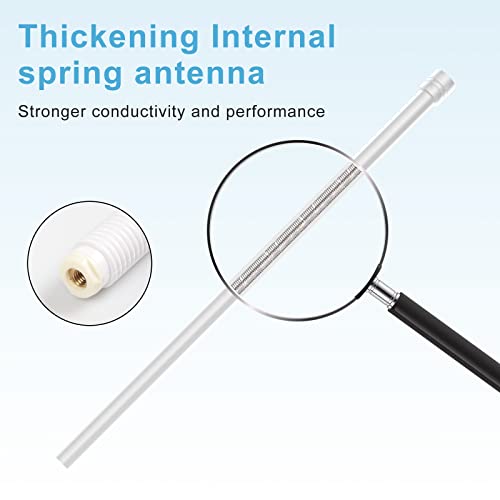 Image of Universal Boat Radio Antenna - Flexible Mast for AM /FM, Yacht, Pontoon, Golf Cart, ATV, UTV, RV, Excavator, Tractor & Car Stereo