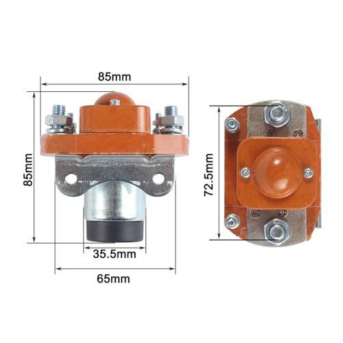 Contacteur ZJ200A 24V pour éviter la surchauffe des circuits électriques 200A