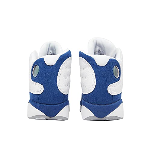 Jordan Boy's Air 13 Retro (Big Kid) White/Fire Red/French Blue/Light Steel Grey 4.5 Big Kid M4