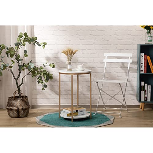 BEJOY Tavolino da Caffè a 2 Livelli, Tavolino