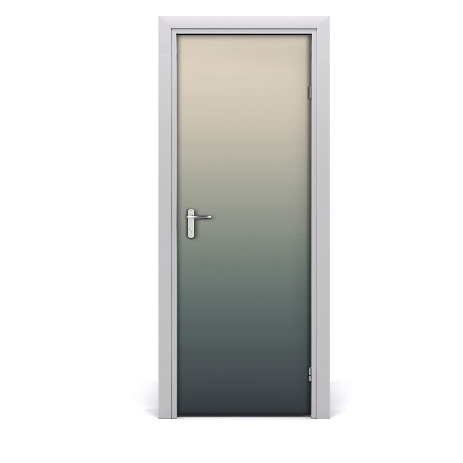 Autocollant de porte 70x200cm déco pastel pour entrée chaleureuse