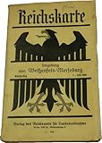  Reichskarte. Umgebung von Weißenfels-Merseburg.
