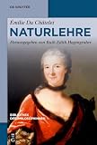 Naturlehre (Bibliothek der Philosophinnen, 1) ...