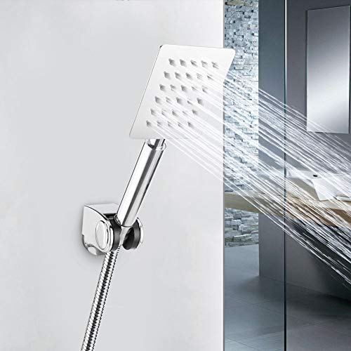 Regadera manual de latón sólido para baño miniatura 6