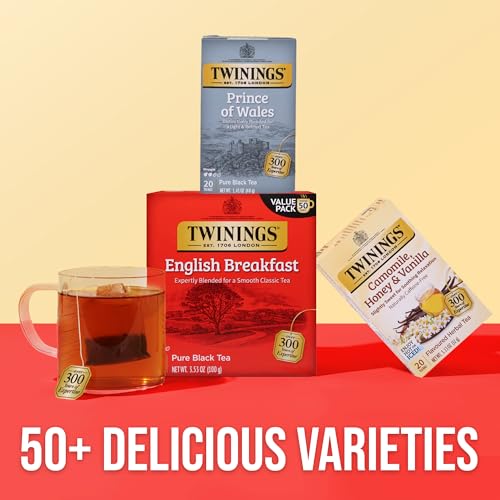 image for Twinings Prince of Wales Black Tea Individually Wrapped Bags, 20 Count